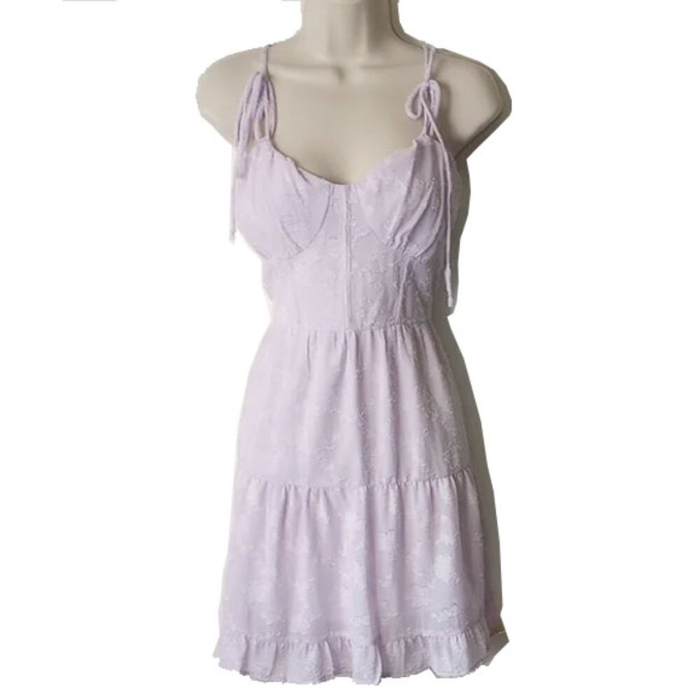 Wild Fable Bustier Sundress M Lined Lavender Lace 50off3
